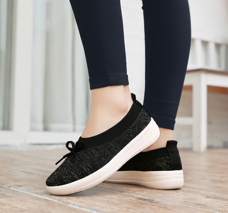 Laura Damskie Wsuwane Czarne Buty - Czarny 1