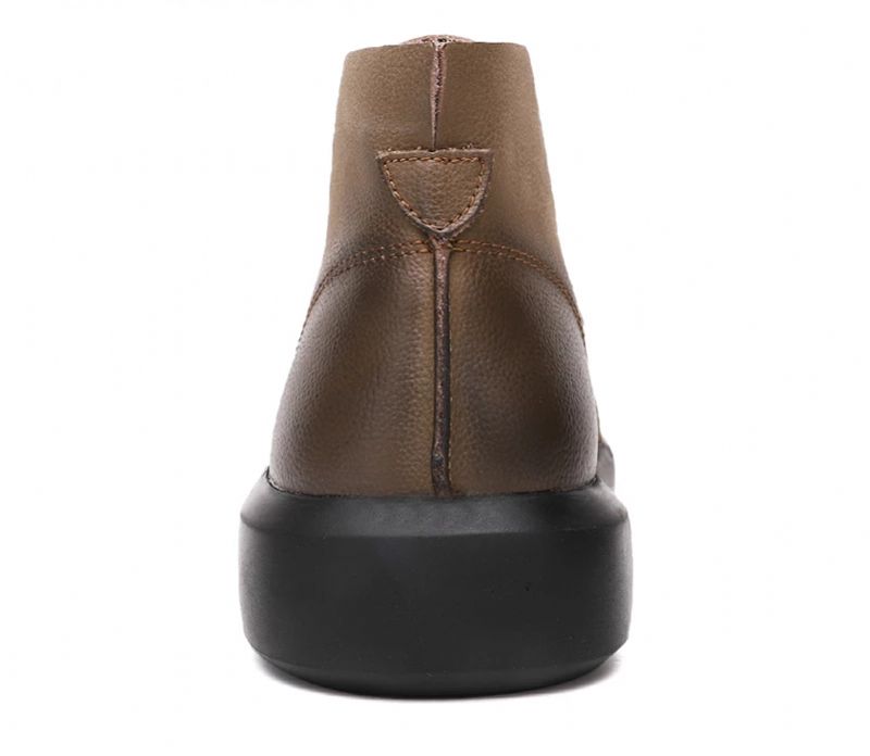 Lazio Męskie Buty Codzienne - Futro Khaki