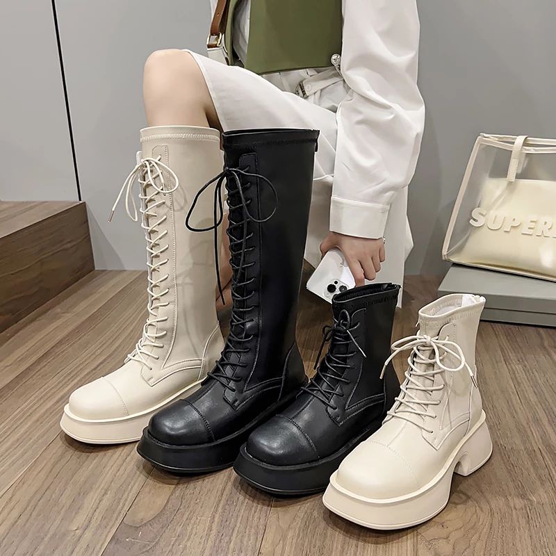 Leivy Damskie Buty Chelsea - Beżowy