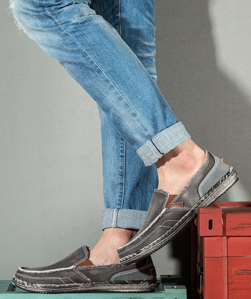 Lenglet Męskie Mokasyny Casual - Niebieski