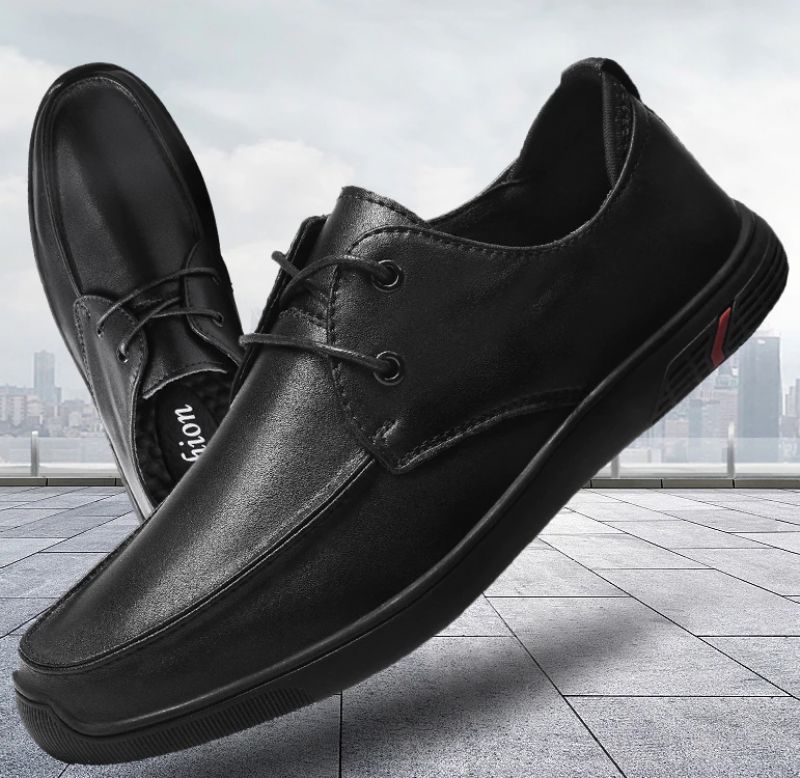 Lenny Męskie Mokasyny Eleganckie Buty - Czarny