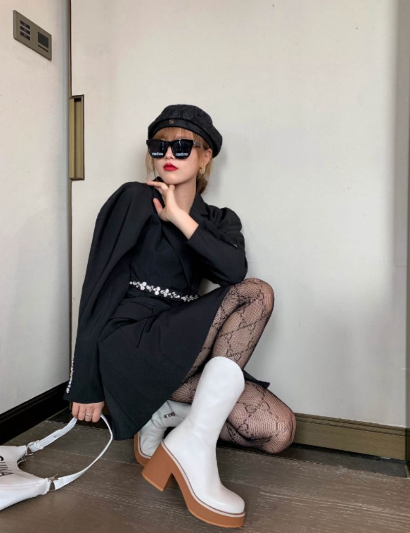 Leonarda Damskie Buty Leonela - Beżowy