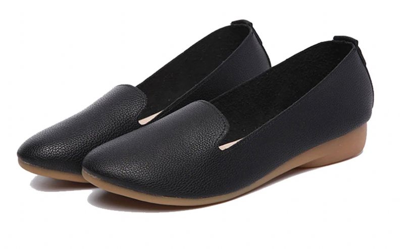Leonila Damskie Buty Wsuwane - Czarny
