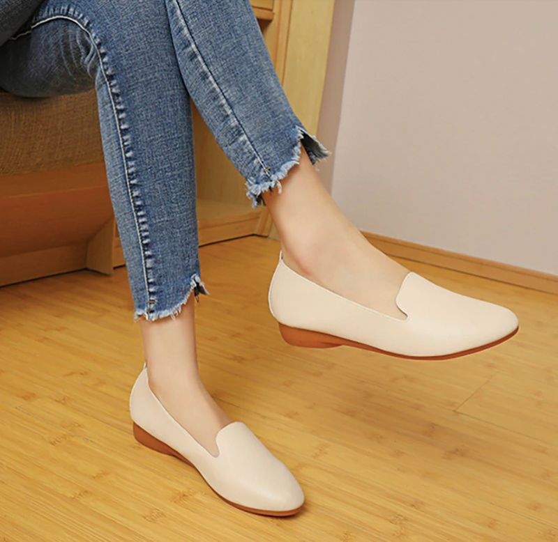 Leonila Damskie Buty Wsuwane - Czarny