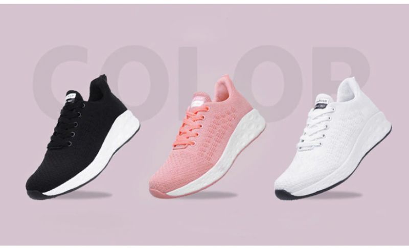 Letty Damskie Trampki Czarne Buty - Czarny
