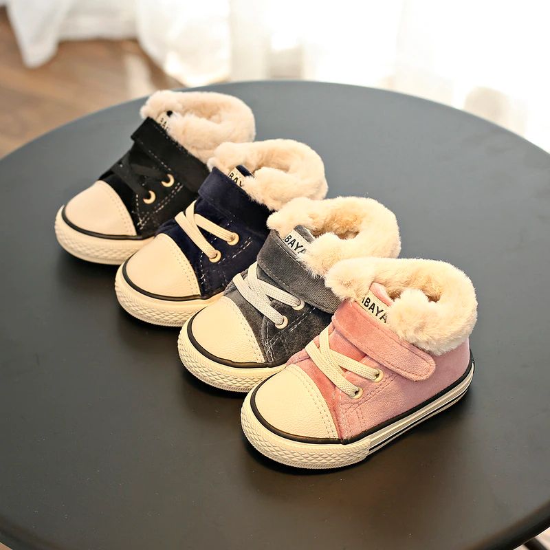 Liam Baby Ciepłe Buty Dla Chłopców - Niebieski