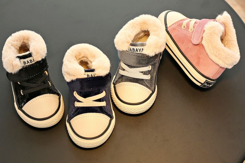 Liam Baby Ciepłe Buty Dla Chłopców - Niebieski