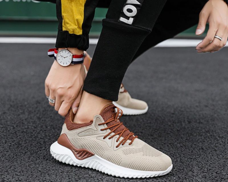 Liam Męskie Buty Do Biegania - Khaki