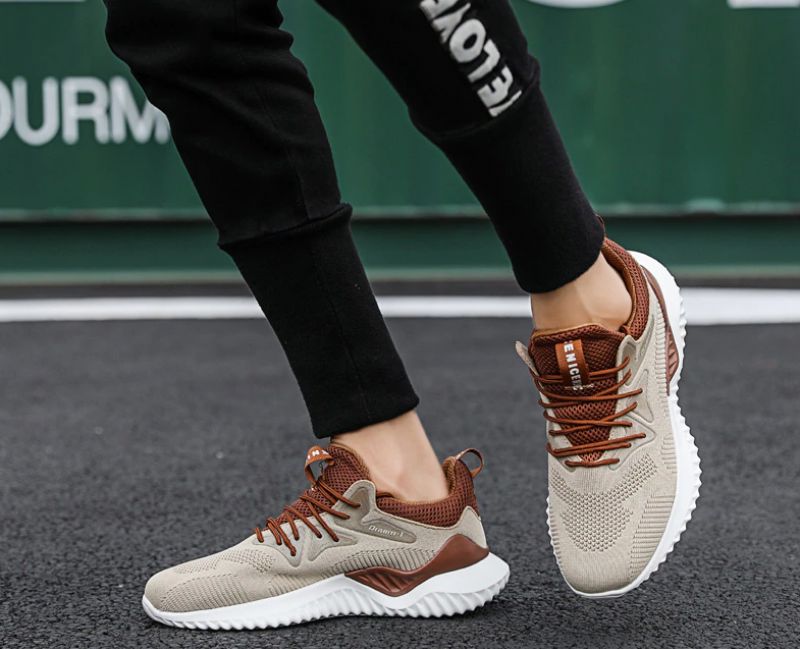 Liam Męskie Buty Do Biegania - Khaki