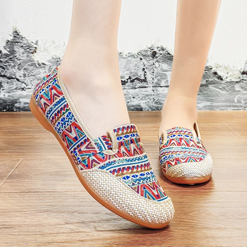 Libia Damskie Codzienne Wsuwane Buty - Niebieski