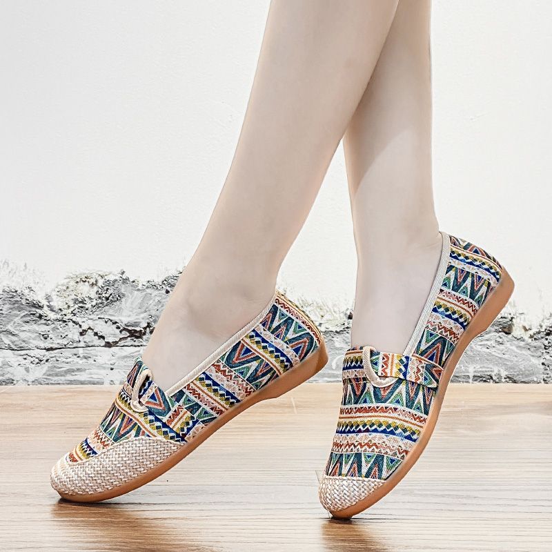 Libia Damskie Codzienne Wsuwane Buty - Niebieski