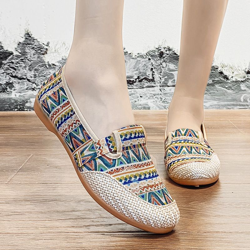 Libia Damskie Codzienne Wsuwane Buty - Niebieski