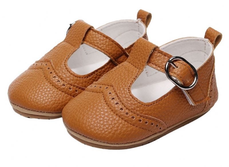 Linda Baby Dziewczęce Buty Płaskie - Brązowy