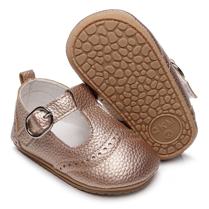 Linda Baby Dziewczęce Buty Płaskie - Brązowy