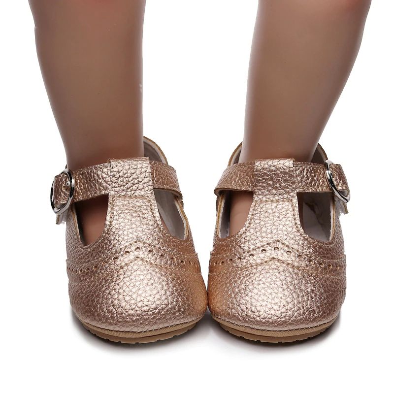 Linda Baby Dziewczęce Buty Płaskie - Brązowy