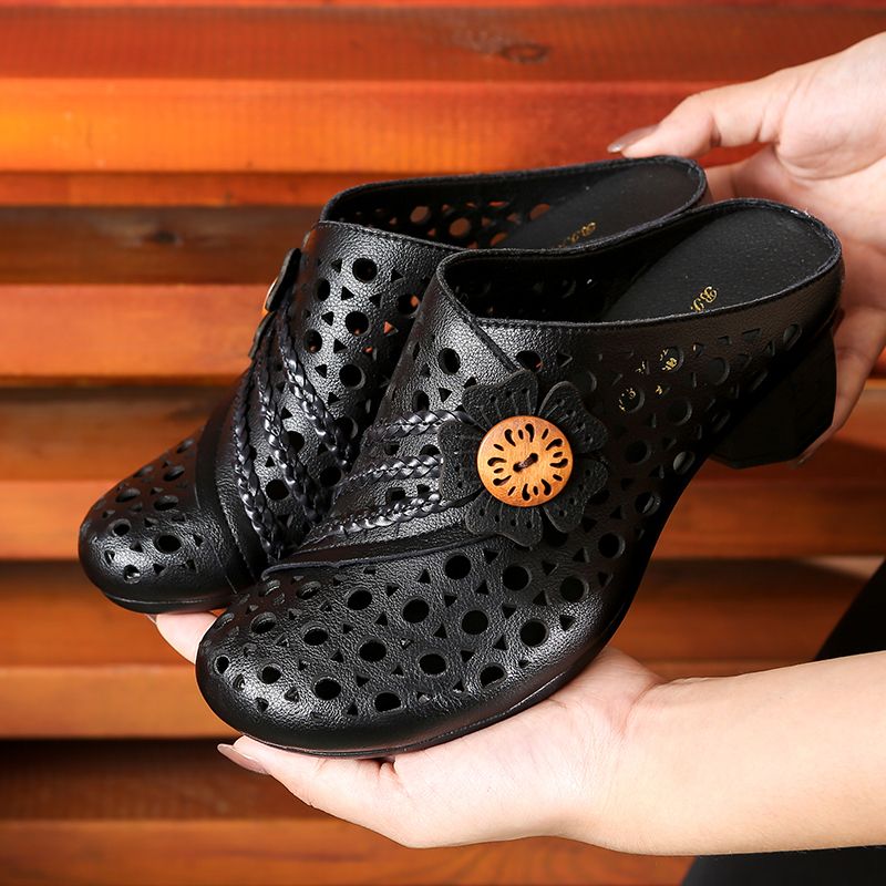 Lindy Damskie Clogs - Brązowy