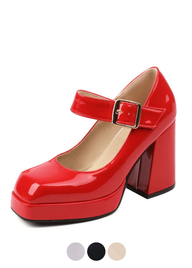 Liz Damskie Buty Na Kwadratowym Nosku