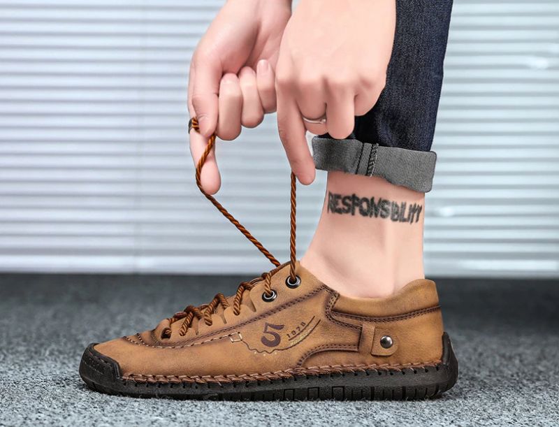 Loes Męskie Trampki - Żółty