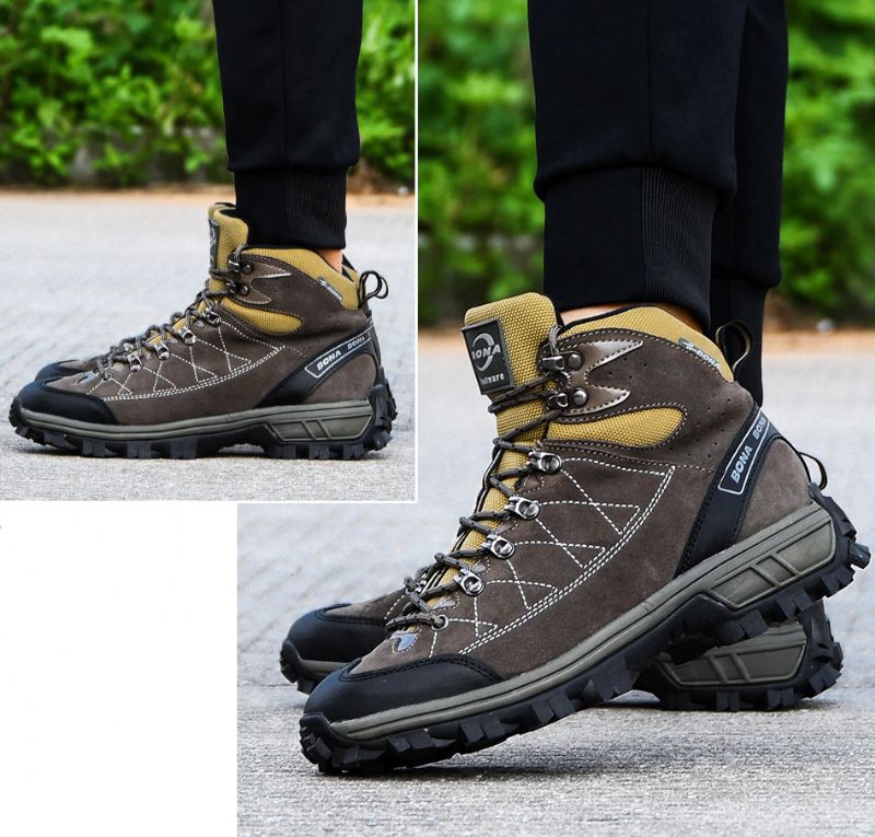Loky Męskie Buty Śnieżne - Granatowy