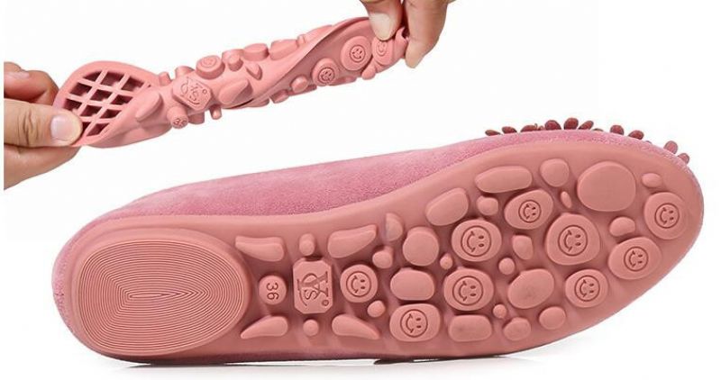 Lolita Damskie Płaskie Buty - Różowy
