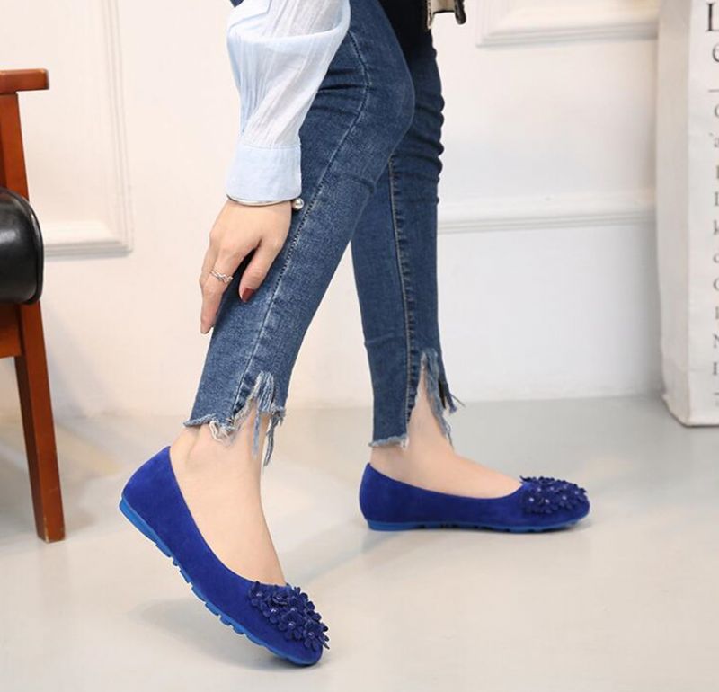 Lolita Damskie Płaskie Buty - Różowy