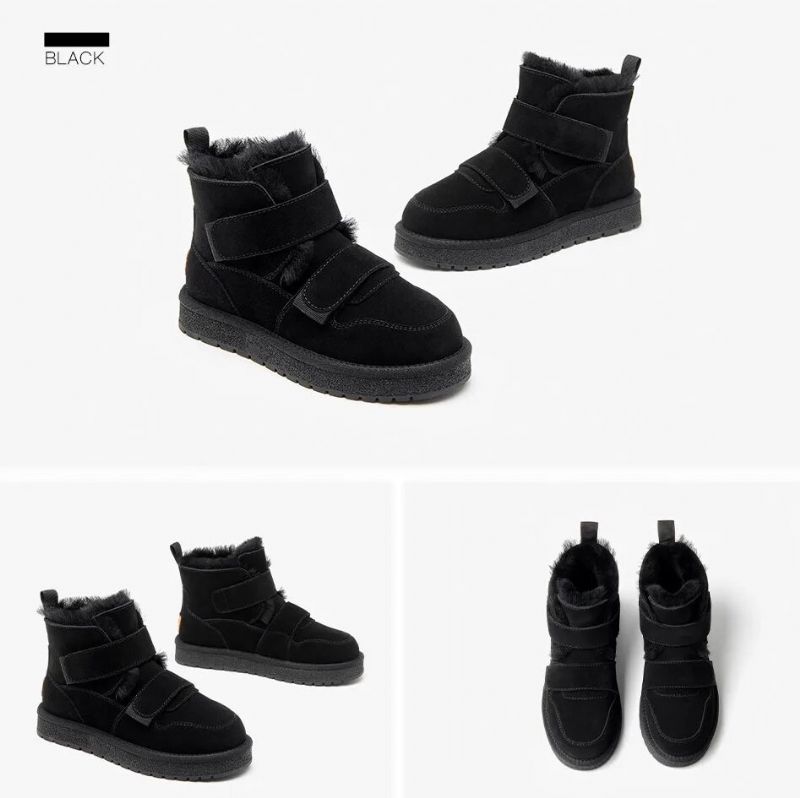 Loreana Damskie Buty Zimowe Hook \u0026 Loop - Wielbłąd