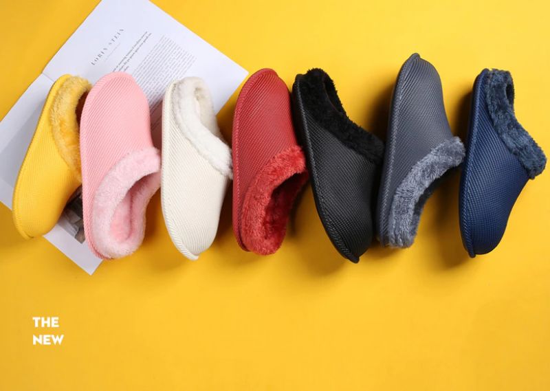 Lozano Dla Obu Płci Winter Slipper - Żółty