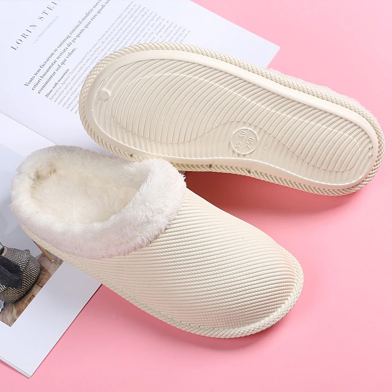 Lozano Dla Obu Płci Winter Slipper - Żółty
