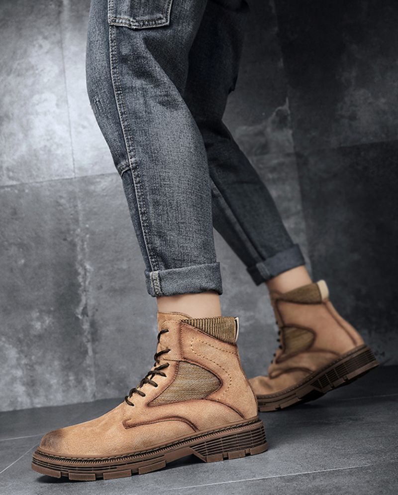 Luan Męskie Buty Sznurowane - Brązowy