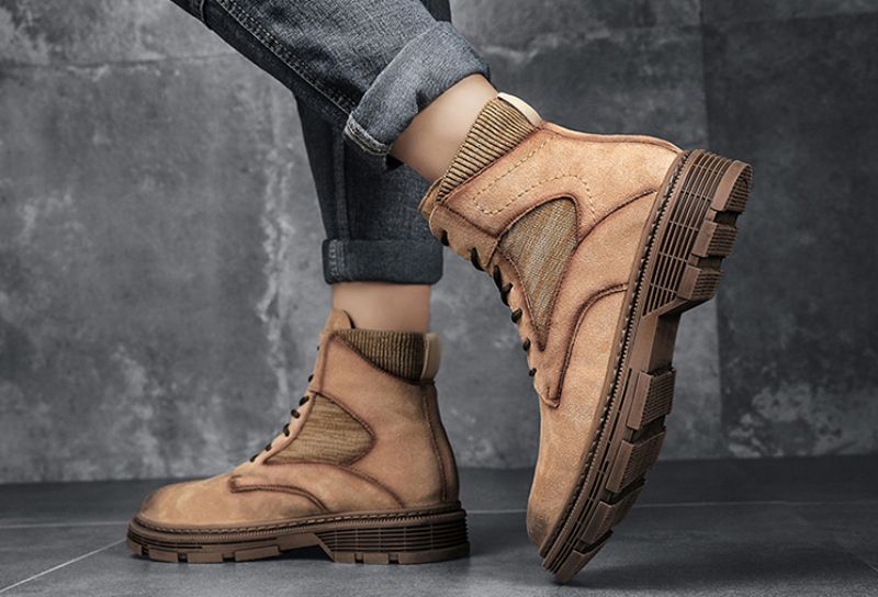 Luan Męskie Buty Sznurowane - Brązowy