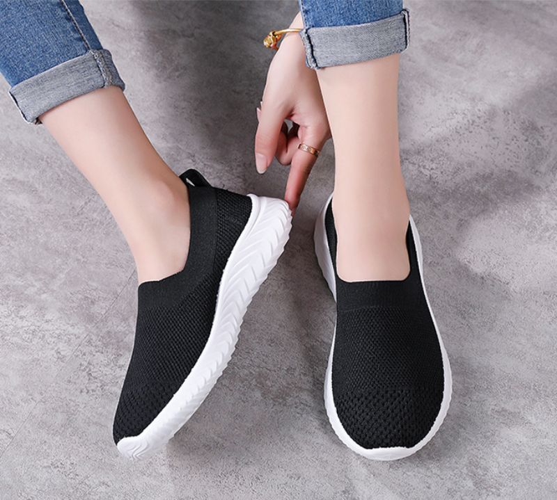 Luar Damskie Wsuwane Buty Do Chodzenia - Czarny