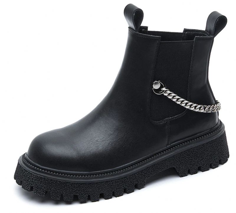 Lucius Damskie Buty Chelsea Ze Sztucznej Skóry - Fioletowy