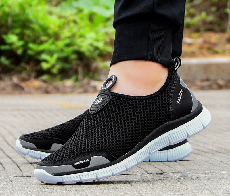 Lucky Mokasyny Męskie Buty Casualowe - Srebrny