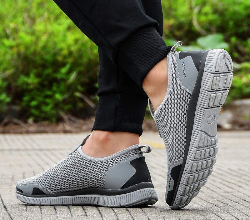 Lucky Mokasyny Męskie Buty Casualowe - Srebrny