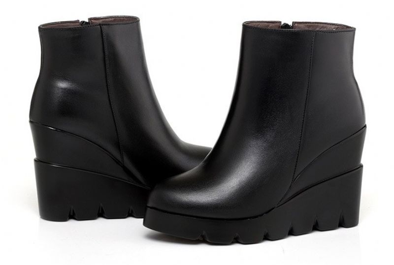 Lucrecia Damskie Buty Na Platformie - Czarny