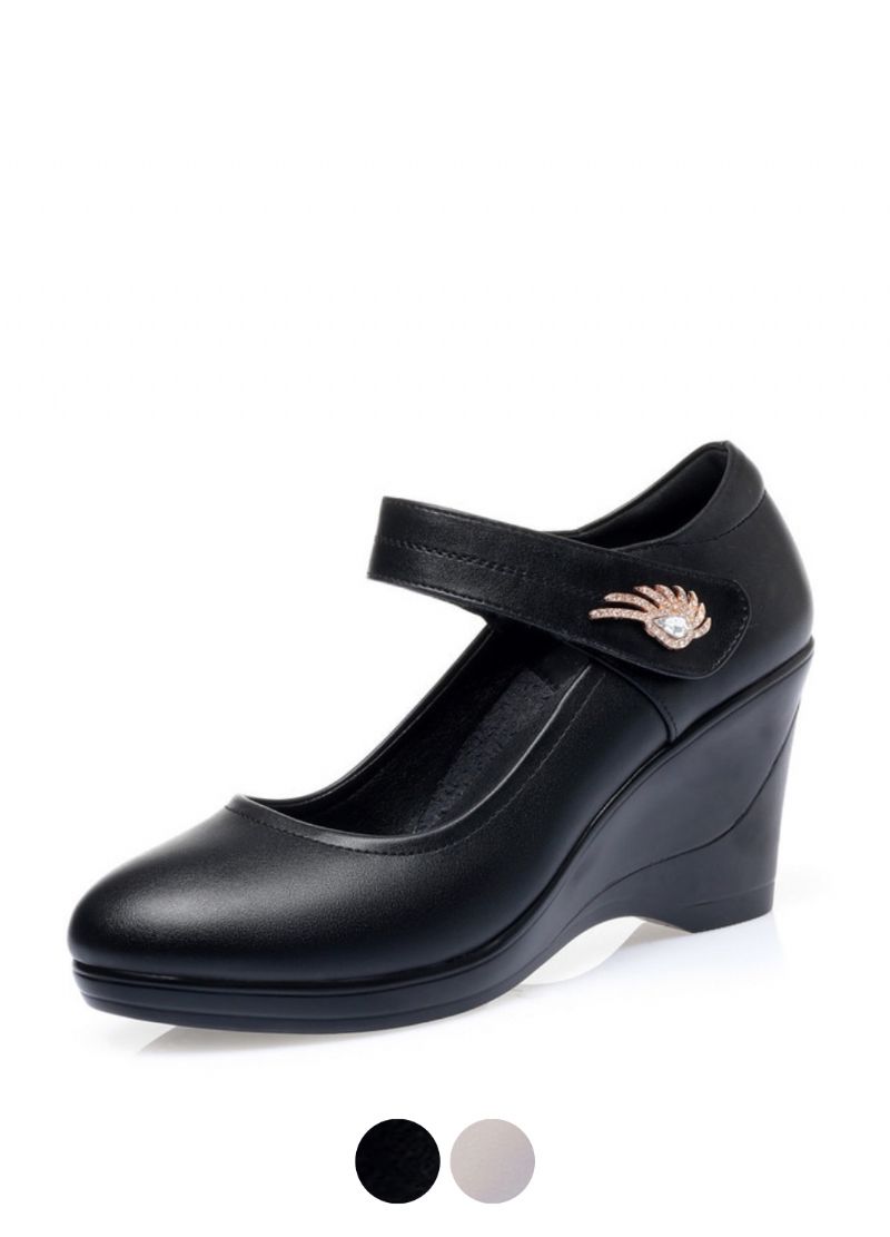 Lucy Damskie Buty Na Platformie Na Koturnie