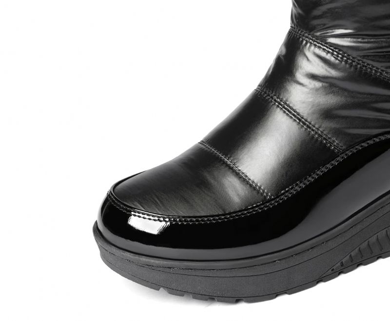 Luke Damskie Zimowe Buty Za Kolano - Czarny