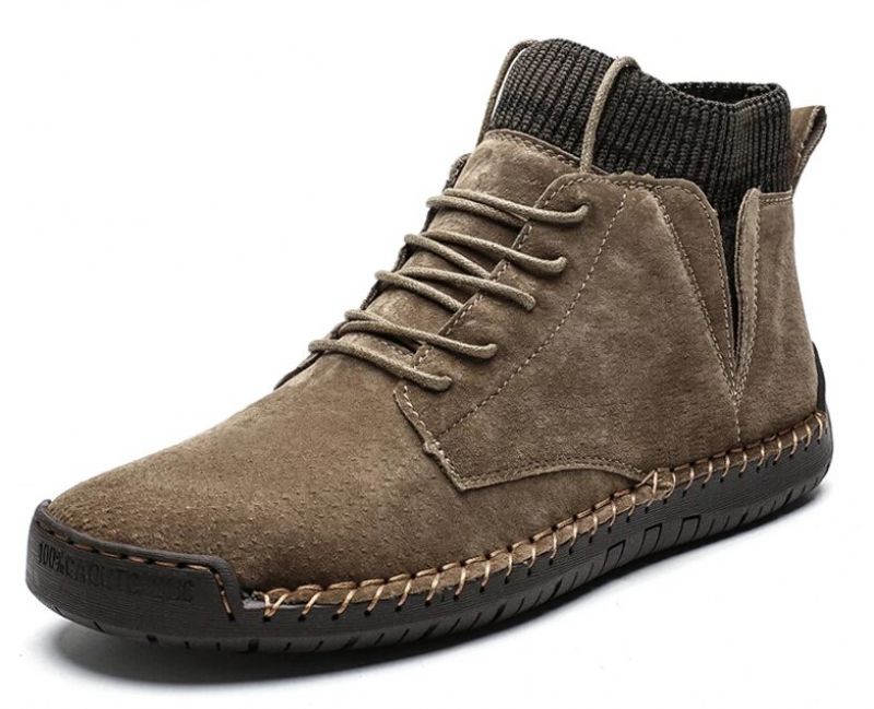 Luke Męskie Buty Ciepłe - Khaki