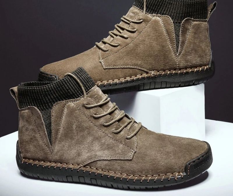 Luke Męskie Buty Ciepłe - Khaki