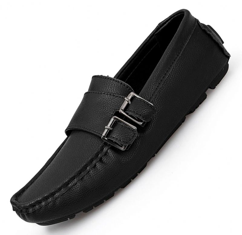 Luken Męskie Mokasyny Buty Wizytowe - Czarny