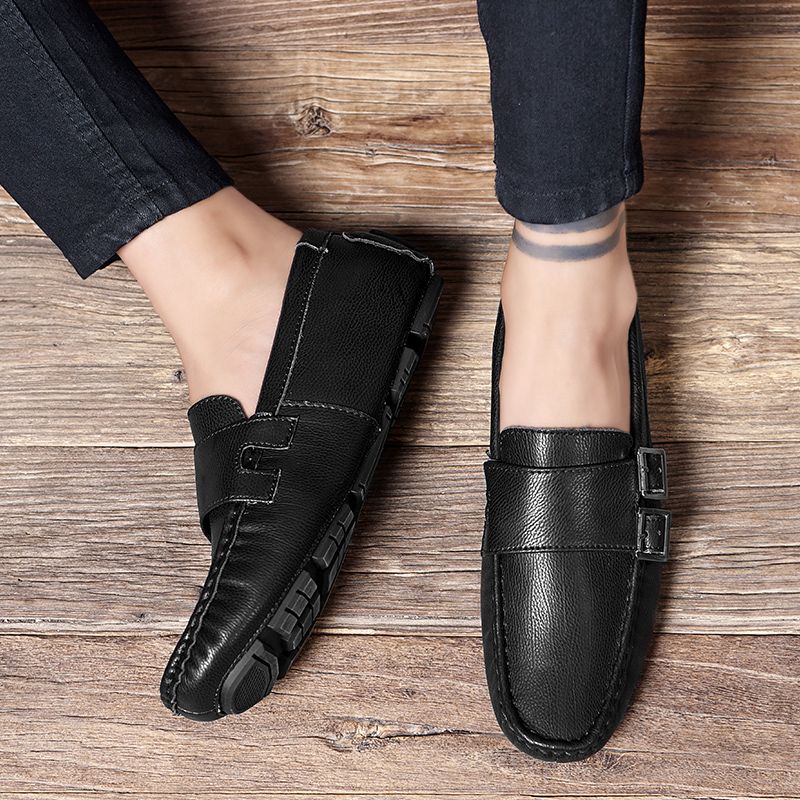 Luken Męskie Mokasyny Buty Wizytowe - Czarny