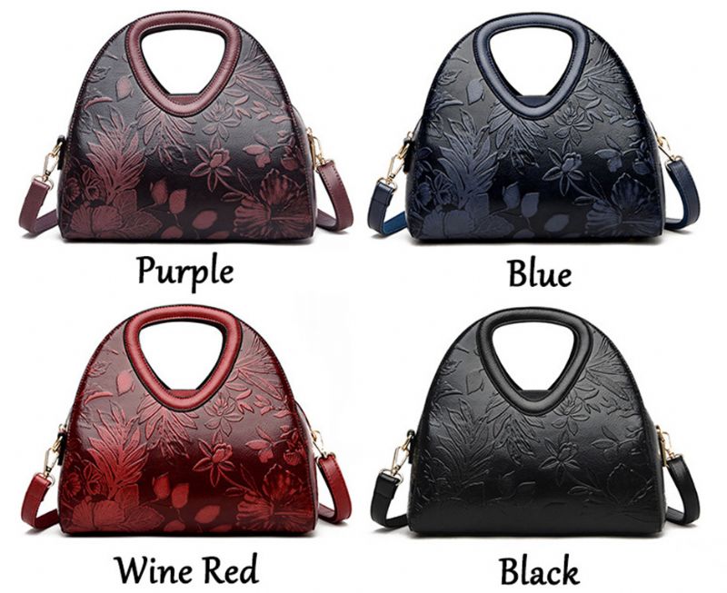 Luksusowa Torebka Damska Billy High Quality Leather - Czerwony