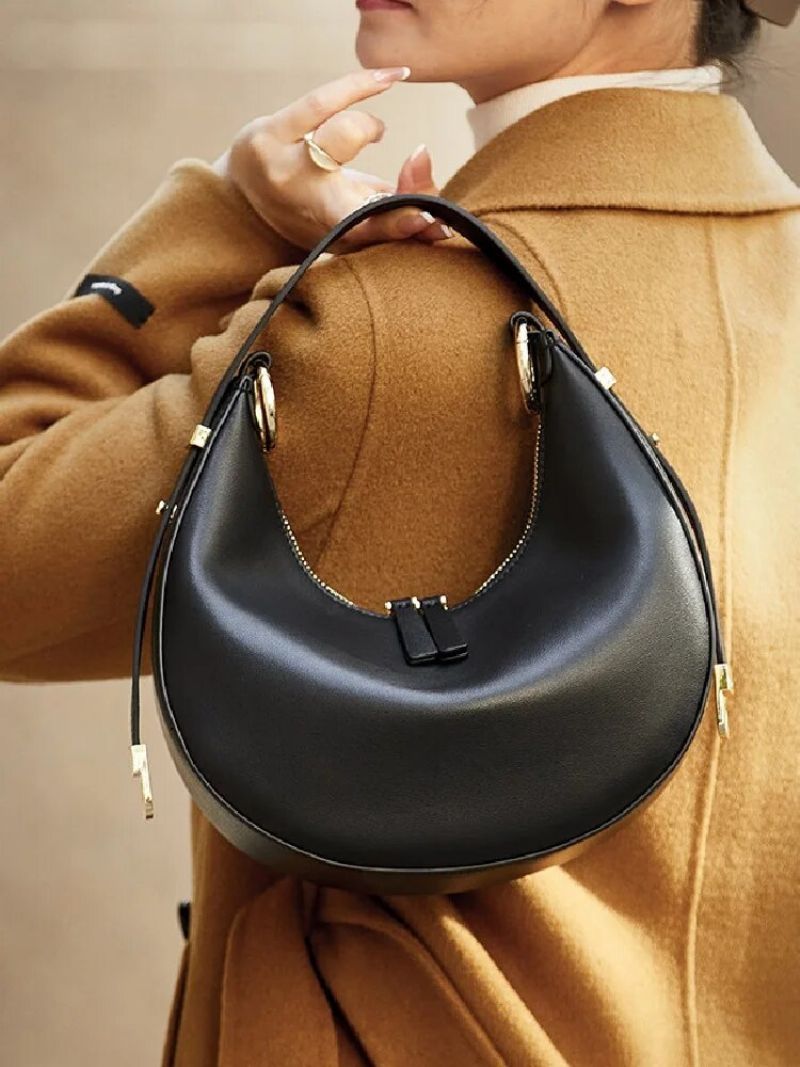 Luksusowa Torebka Damska Rubby Genuine Leather - Szary