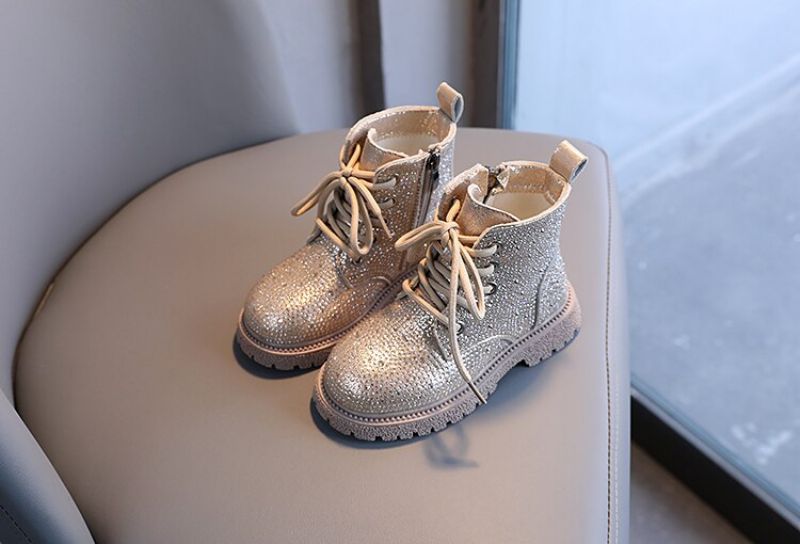 Lulu Dziewczęce Modne Buty - Złoty