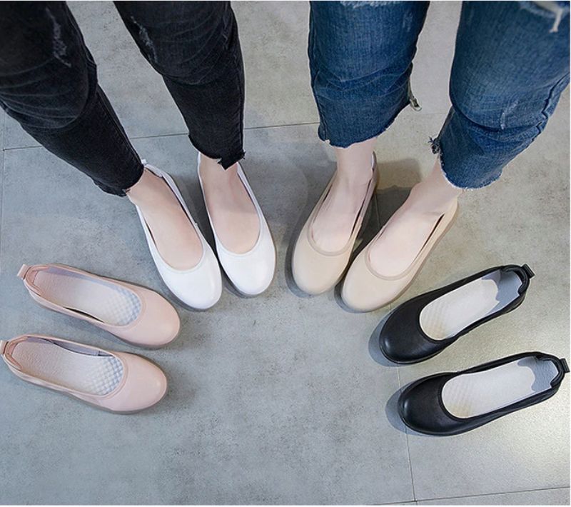 Lurdes Damskie Płaskie Buty - Beżowy