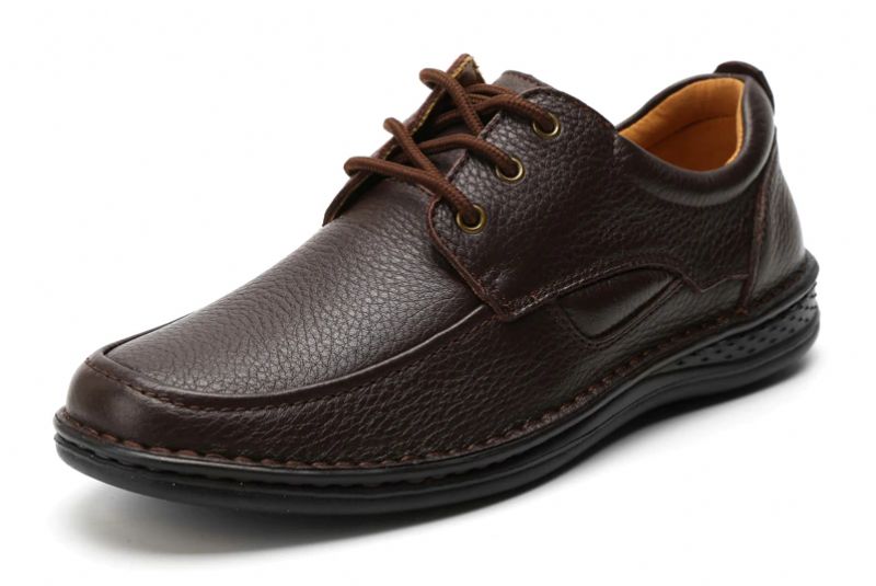 Lyon Męskie Mokasyny Eleganckie Buty - Brązowy