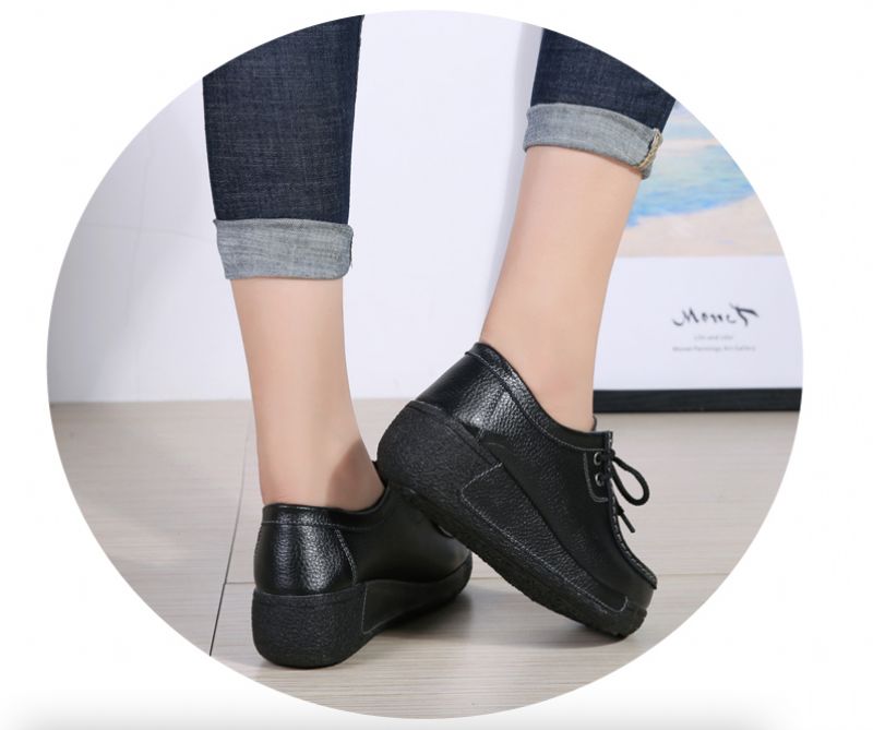M13 Damskie Buty Na Platformie - Czerwony