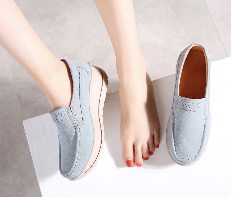 M15 Damskie Buty Na Platformie - Morelowy