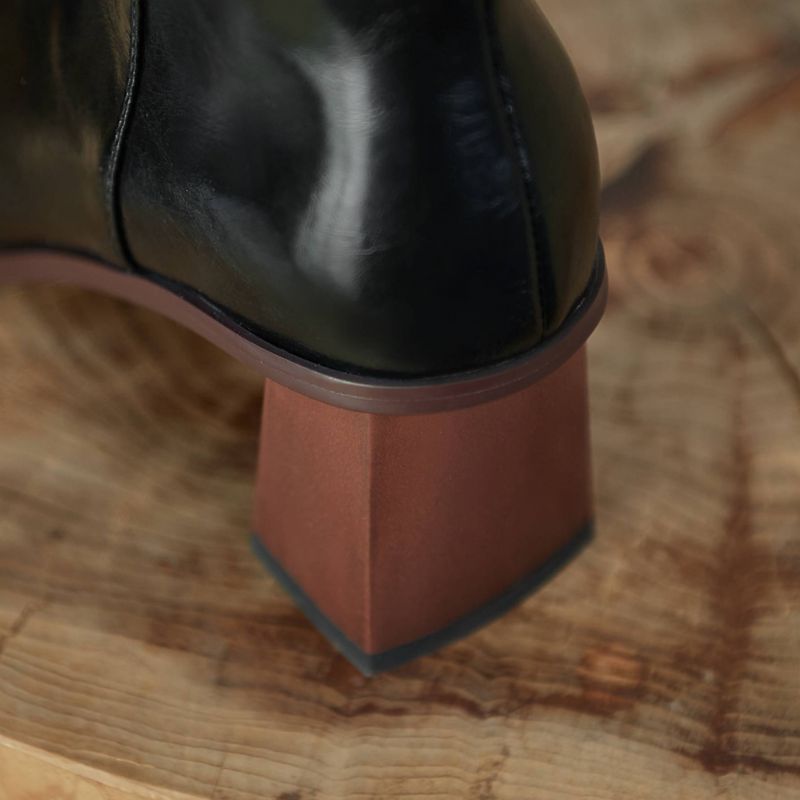 Macry Damskie Buty Do Kolan - Czarny