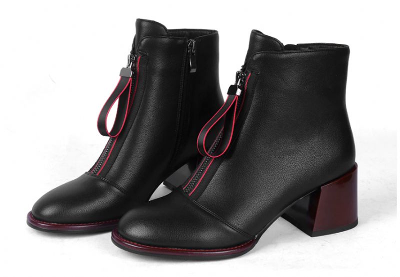 Made Buty Do Kostek - Czarna skóra bydlęca